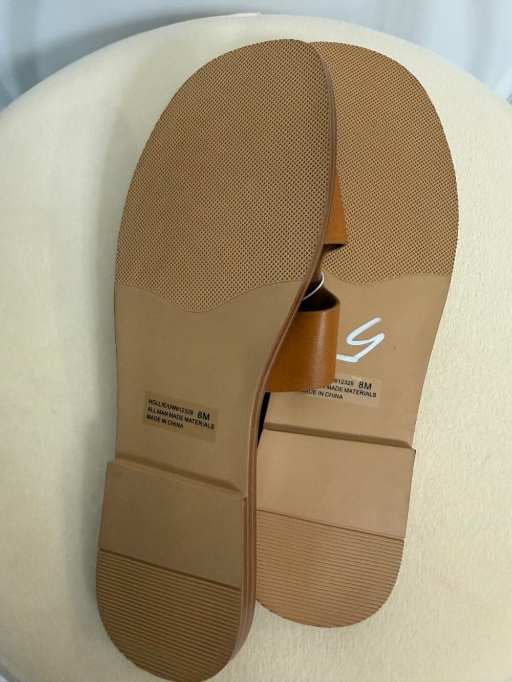 DV by Dolce Vita Hollie Tan Cutout Slide Sandals Size 8 NWT - Picture 5 of 6